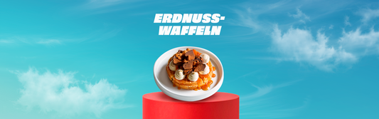 Erdnuss-Waffeln
