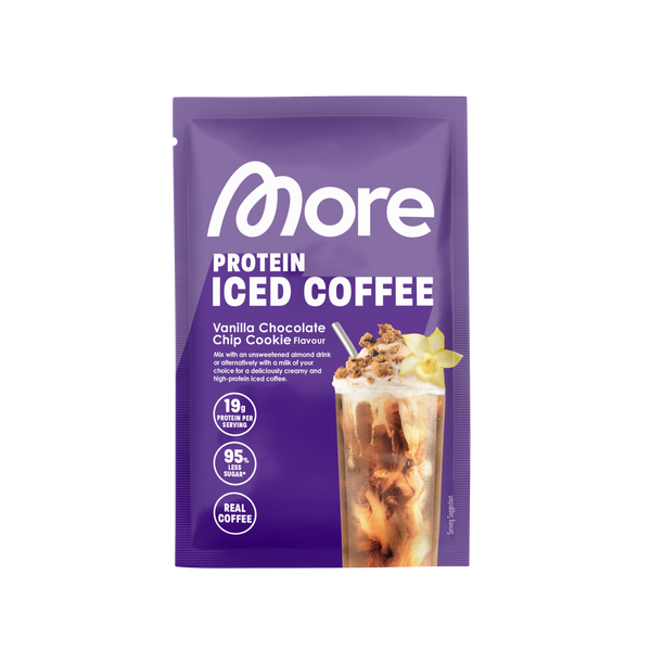 Protein Iced Coffee · Vanilla Chocolate Chip Cookie